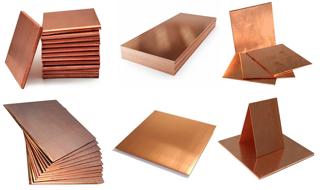 T2 Copper Plate, Processing Customized Copper Sheet, 1pc Red Copper Plate,  Pure Red Copper Conductive Copper Plate, Thickness 1mm,Length 100mm Width